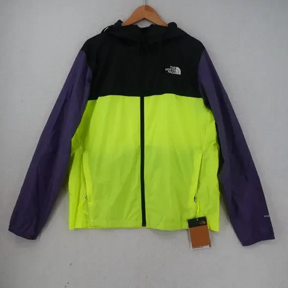 NEW The North Face Men's Medium Cyclone Jacket 3  Black Yellow Water Repellant - Picture 2 of 13